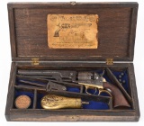 CASED COLTS MODEL 1849 .31 CAL. POCKET REVOLVER