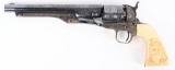 STUNNING ENGRAVED COLT MODEL 1860 ARMY REVOLVER