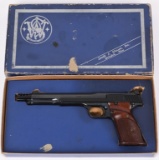 22 SHORT SMITH & WESSON MODEL 41 W/ MUZZLE BRAKE