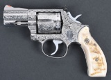 ENGRAVED SMITH & WESSON MODEL 686-1 REVOLVER