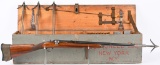NORWEGIAN JARMANN MODEL 28 HARPOON GUN WITH CASE