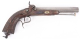 BELGIAN OCTAGON BARRELED BELT PISTOL 70 CALIBER