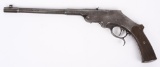 FINE EARLY GERMAN FREE PISTOL CALIBER 22 LONG