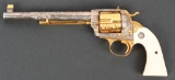 ENGRAVED GOLD & NICKEL BISLEY FLAT TOP TARGET