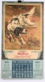 ORIGINAL 1931 WESTERN AMMO CALENDAR