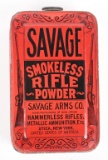 RARE 1903 SAVAGE SMOKELESS RIFLE POWDER CAN