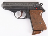 ULM ENGRAVED WALTHER PPK 7.65 PISTOL MFG 1940