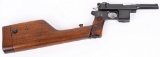 BERGMAN BAYARD MODEL 1908 WITH SHOULDER STOCK