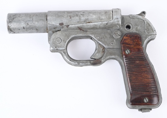 LATE WW2 GERMAN Wa CODE WALTHER LP42 FLARE GUN