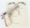 DAVID HARRIS CATTLE BRAND ENGRAVED COLT 1911 GOV'T
