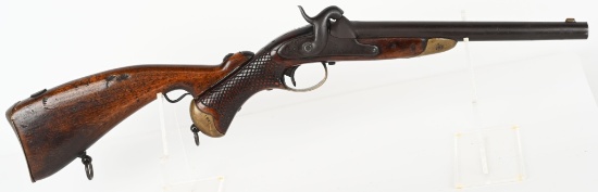 SWEDISH MODEL 1850 CAVALRY PISTOL WITH STOCK