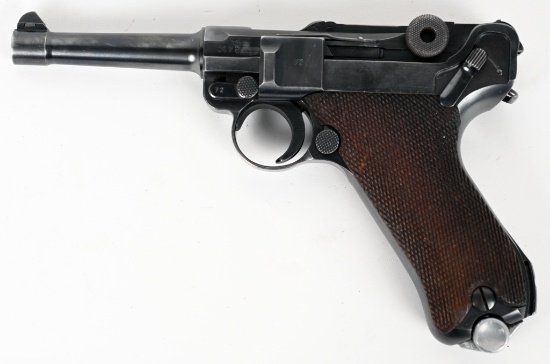 1940 DATED MAUSER BANNER P.08 POLICE LUGER 9MM