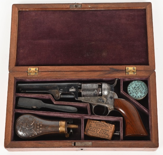 EARLY COLT MODEL 1849 W/CASE & ACCESSORIES