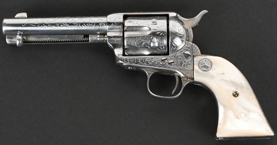 NEW YORK ENGRAVED COLT SAA - 1883
