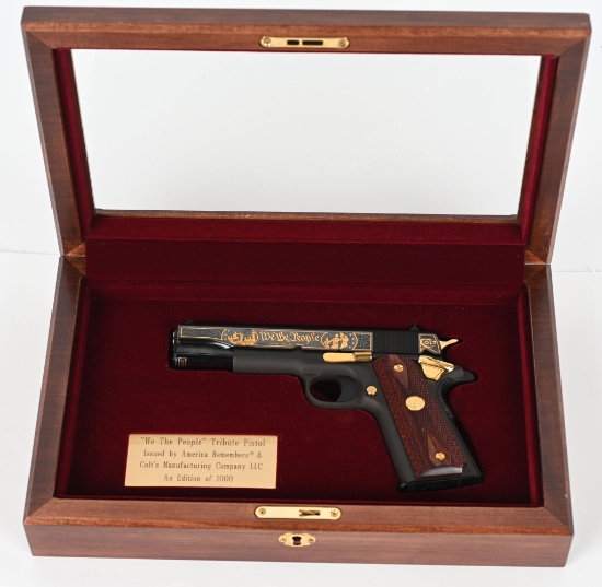 CASED COLT "WE THE PEOPLE" 1911 PISTOL