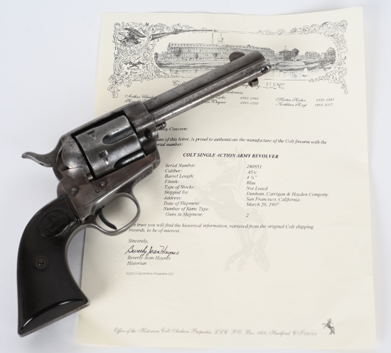 COLT SAA REVOLVER - 1907