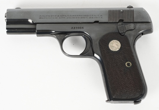FINE COLT MODEL 1908 POCKET HAMMERLESS