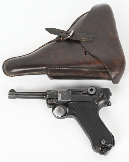 WW2 GERMAN1941 BYF P.08 LUGER WITH HOLSTER/2 MAGS