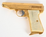 FACTORY ENGRAVED AND GOLD PLATED BERNARDELLI