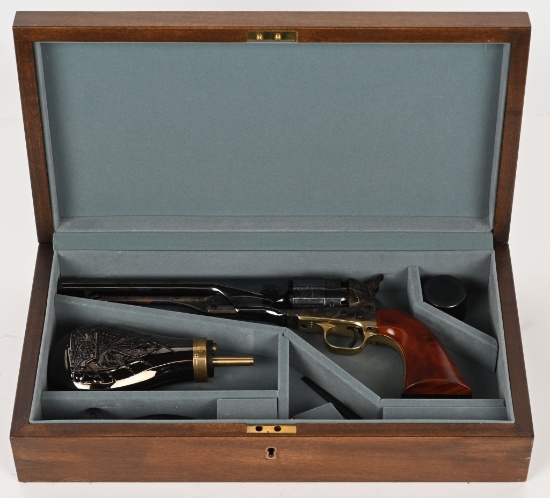 CASED COLT ARMY BLACKPOWDER REVOLVER