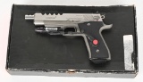 LASERAIM ARMS SEMI AUTO PISTOL WITH FACTORY BOX