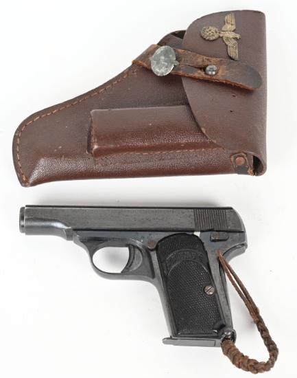 GERMAN RETAILER MARKED SPANISH BOLTUN PISTOL .380