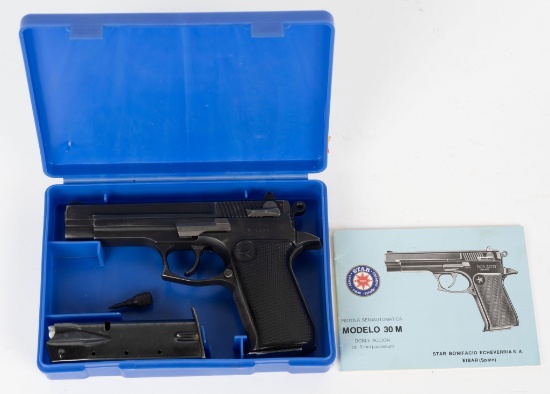STAR 30M 9MM SEMI AUTO PISTOL WITH CASE