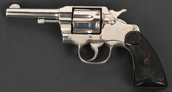 COLT ARMY SPECIAL IN 32-20 W.C.F. NICKEL PLATED