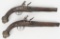 PAIR OF MID EAST CHIEFTAINS FLINTLOCK PISTOLS