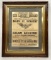 CIVIL WAR BROADSIDE 18TH MASS. VOLUNTEER INFANTRY