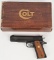 BOXED COLT MODEL 1911 GOLD CUP NATIONAL MATCH
