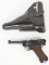 MAUSER BANER P-08 LUGER 1939 WITH 2 MATCHING MAGS
