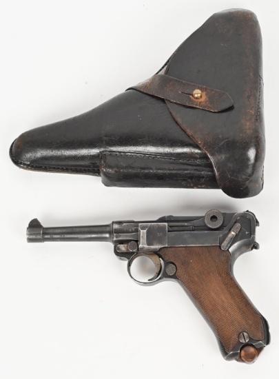 1918 ERFURT P.08 LUGER 7.65MM WITH HOLSTER.