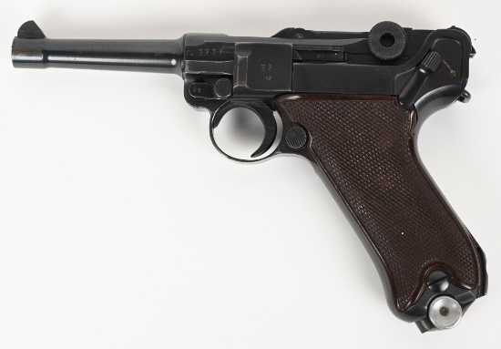 RARE KU P.08 LUGER ALL MATCHING 9MM
