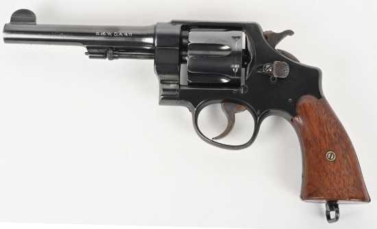 HIGH CONDITION S&W US MODEL 1917 REVOLVER