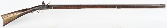 J. GUMPH LANCASTER PA FLINTLOCK KENTUCKY RIFLE
