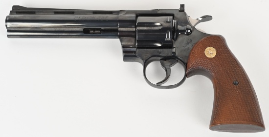 EARLY 1957 COLT PYTHON DOUBLE ACTION .357 REVOLVER