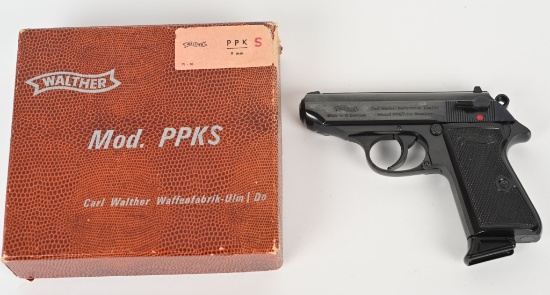 BOXED WALTHER MODEL PPK SEMI AUTO PISTOL 380 AUTO