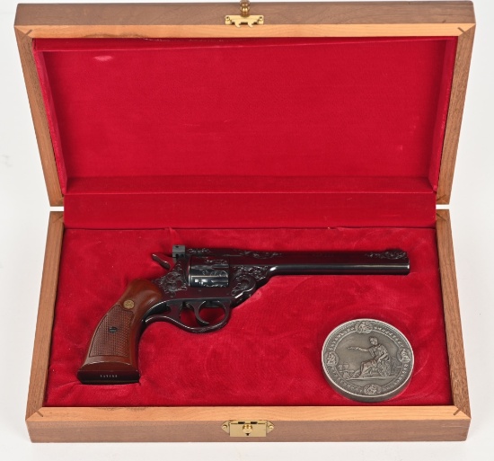 H&R SPORTSMAN MODEL 999, ENGRAVED IN CASE 1/999