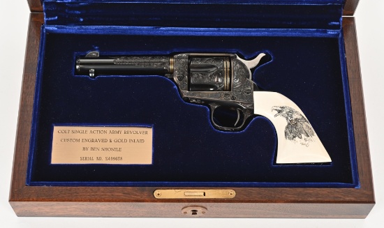 COLT SINGLE ACTION ARMY ENGRAVED BY BEN SHOSTLE