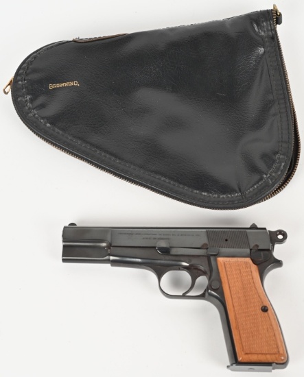 BROWNING HI-POWER SEMI AUTOMATIC 9MM WITH CASE