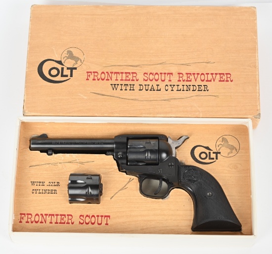 BOXED COLT DUAL CYLINDER FRONTIER SCOUT REVOLVER