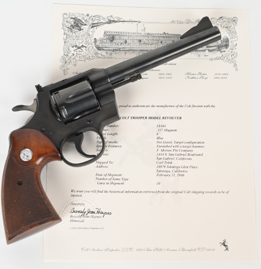 COLT TROOPER .357 MAGNUM REVOLVER w/ BOX