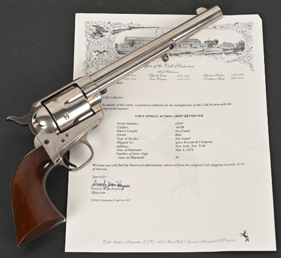NEAR MINT COLT FRONTIER SIX SHOOTER REVOLVER