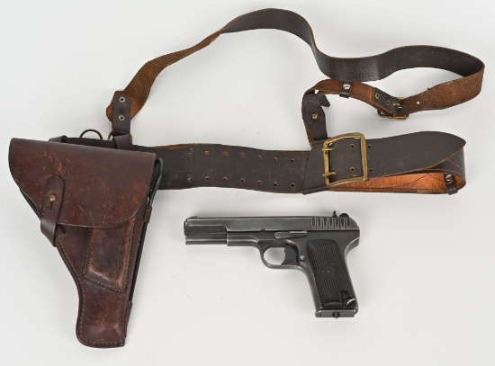 SOVIET RUSSIAN TT33 TOKERAV PISTOL DATED 1942