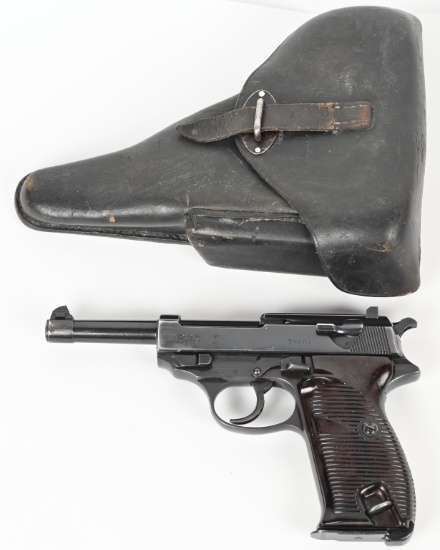 WW2 WALTHER AC 41 CODE P-38 PISTOL WITH HOLSTER