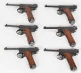 RARE SET OF 6 JAPANESE TYPE 14 PISTOLS 1945 DATED