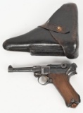 1918 ERFURT P.08 LUGER 7.65MM WITH HOLSTER.
