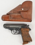 RZM MARKED WALTHER PPK 7.65 PISTOL WITH HOLSTER