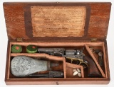 CASED COLT 1849 POCKET MODEL REVOLVER